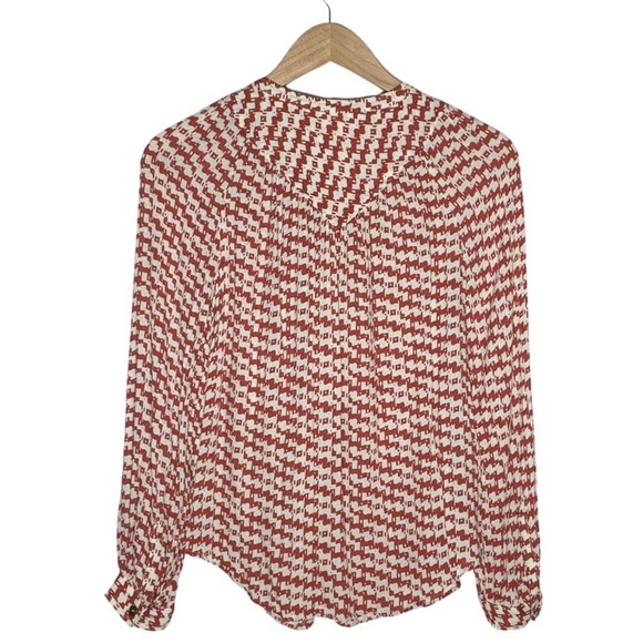 Maeve Anthropologie | Women | Avignon Scotty Dog Print Button Front Blouse | XS - Picture 3 of 11